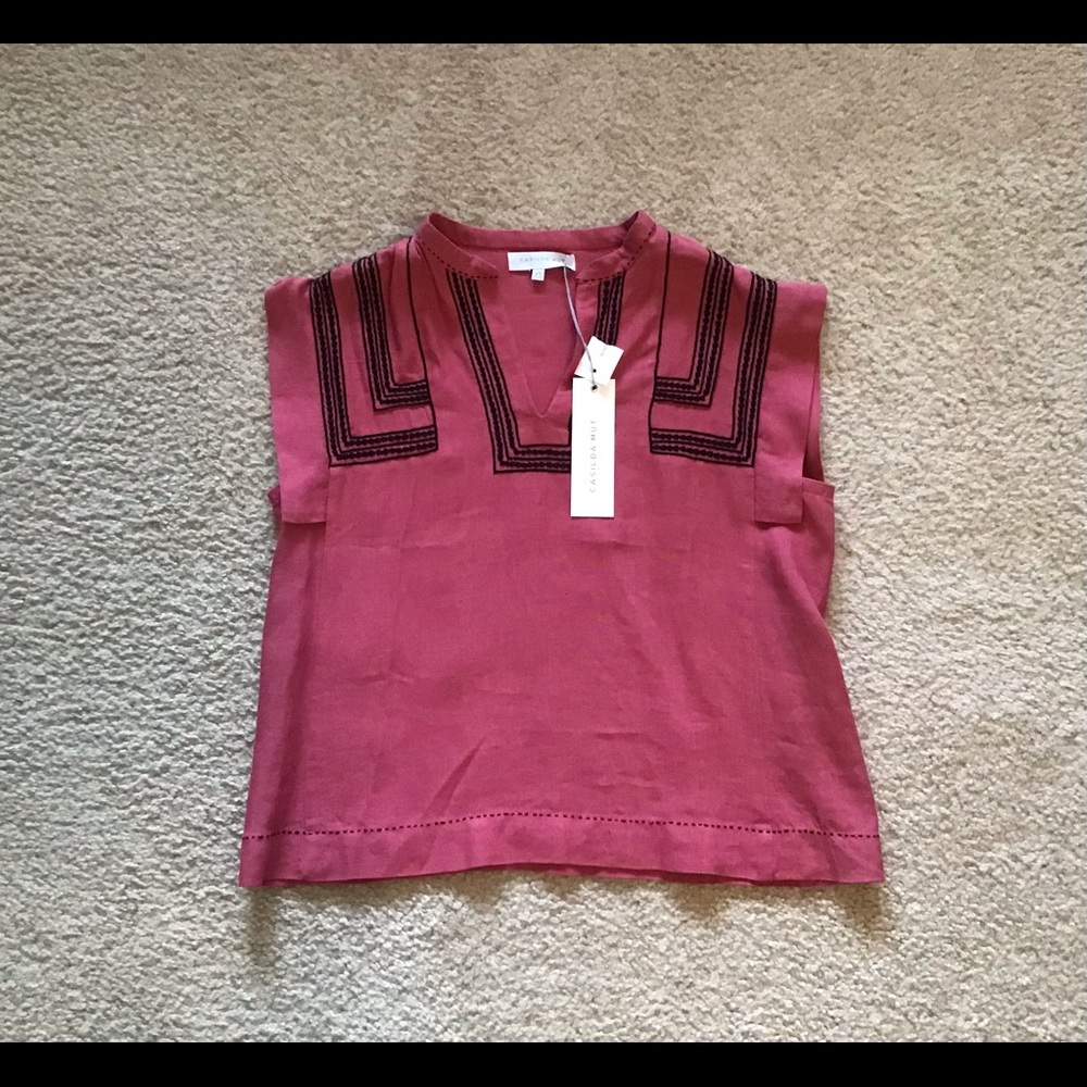 Women's Sleeveless Blouse in Pink